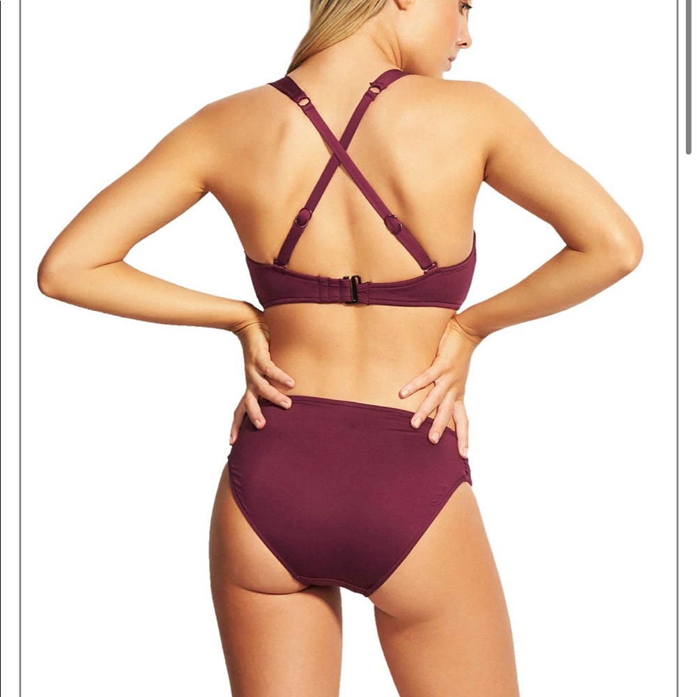 Seafolly Underwire Bikini Top (DD/E) Boysenberry